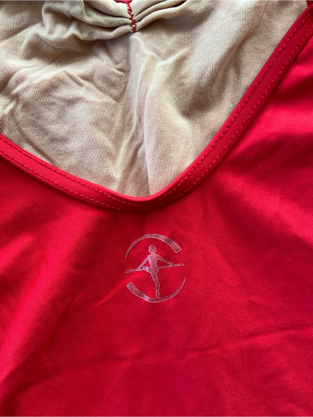 Red Wear Moi size small leotard